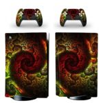 Abstract Fractals Mandelbrot Art PS5 Skin Sticker Decal