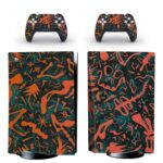 Crazy Abstract Glitch Art PS5 Skin Sticker Decal