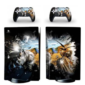 Breakthrough Artistic Crash PS5 Skin Sticker And Controllers