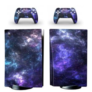 Aesthetic Space Nebula Galaxy PS5 Skin Sticker Decal