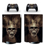 Screaming Horned Skull PS5 Skin Sticker Decal