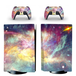 Colorful Nebula PS5 Skin Sticker Decal