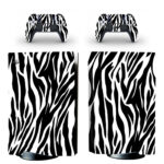 Zebra Pattern PS5 Skin Sticker Decal