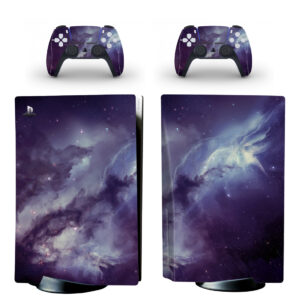 Purple Nebula PS5 Skin Sticker Decal