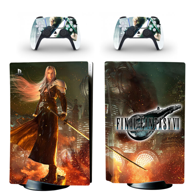 Final Fantasy VII PS5 Skin Sticker Decal