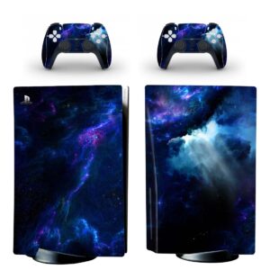 Blue Nebula PS5 Skin Sticker Decal