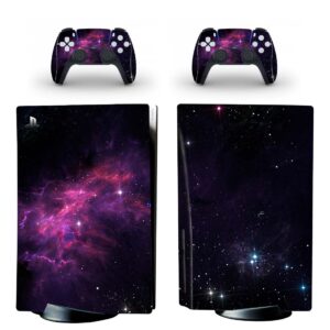 Violet Nebula PS5 Skin Sticker Decal