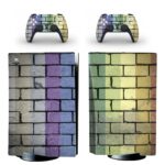 Rainbow Brick Pattern PS5 Skin Sticker Decal