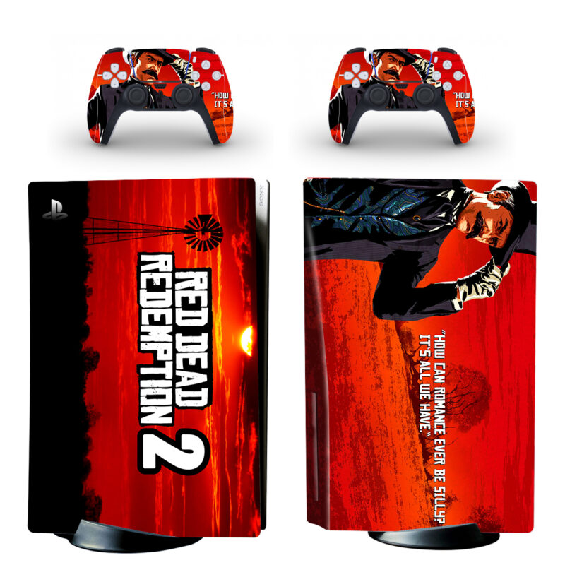 Red Dead Redemption 2 PS5 Skin Sticker And Controllers