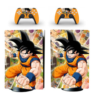 Dragon Ball Goku PS5 Skin Sticker And Controllers