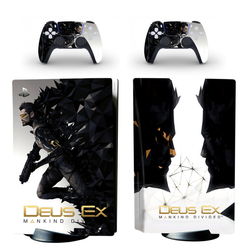 Deus Ex: Mankind Divided PS5 Skin Sticker Decal