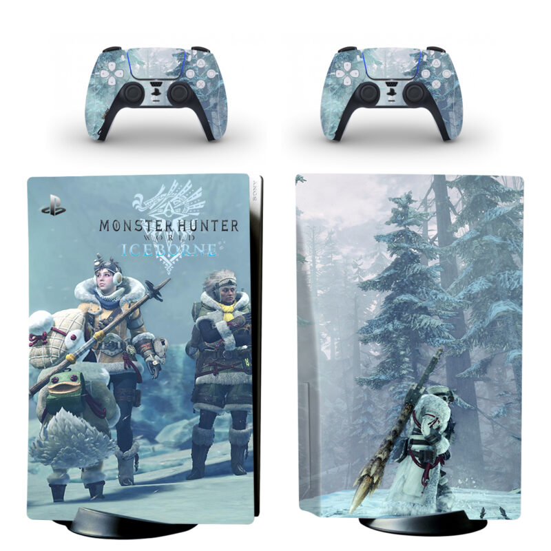 Monster Hunter World: Iceborne PS5 Skin Sticker Decal Design 4