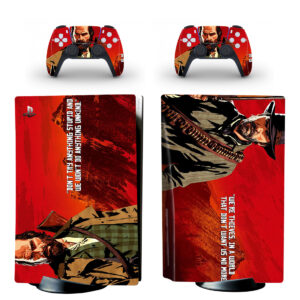 Red Dead Redemption 2 PS5 Skin Sticker Decal Design 2