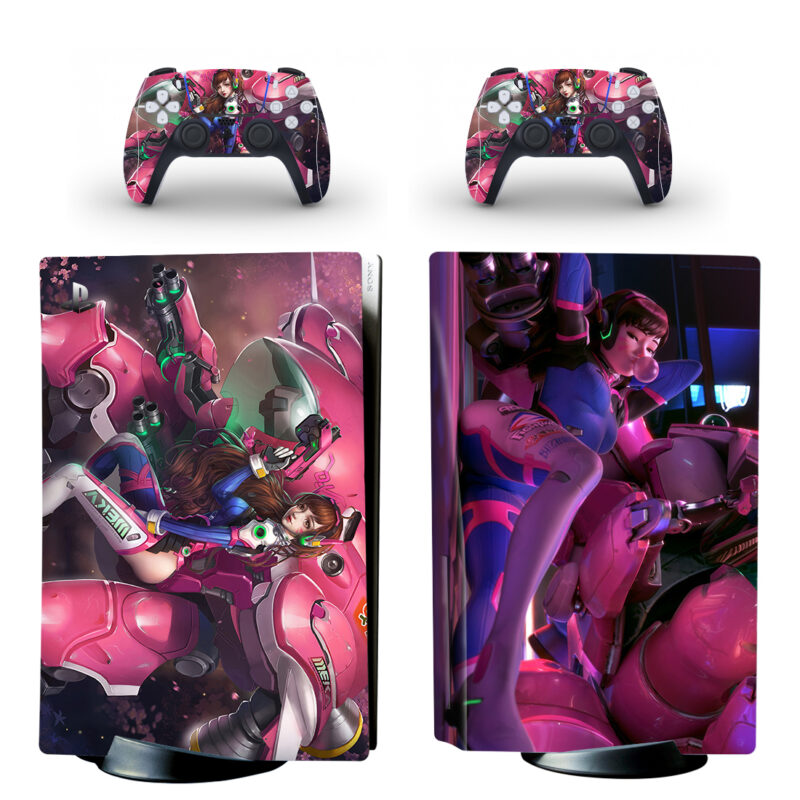 Overwatch D.Va PS5 Skin Sticker Decal
