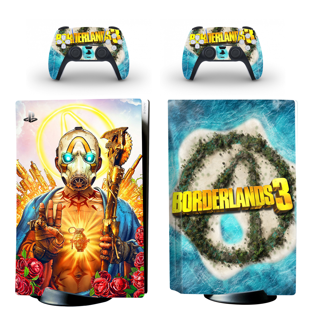 Borderlands 3 PS5 Skin Sticker Decal Design 2