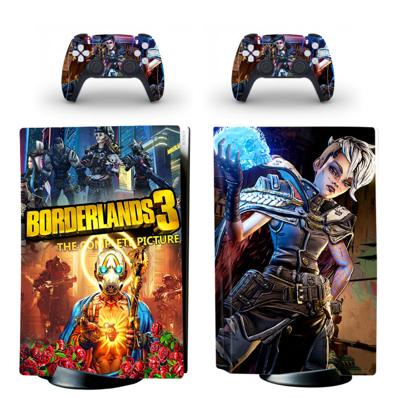 Borderlands 3 PS5 Skin Sticker And Controllers Design 2