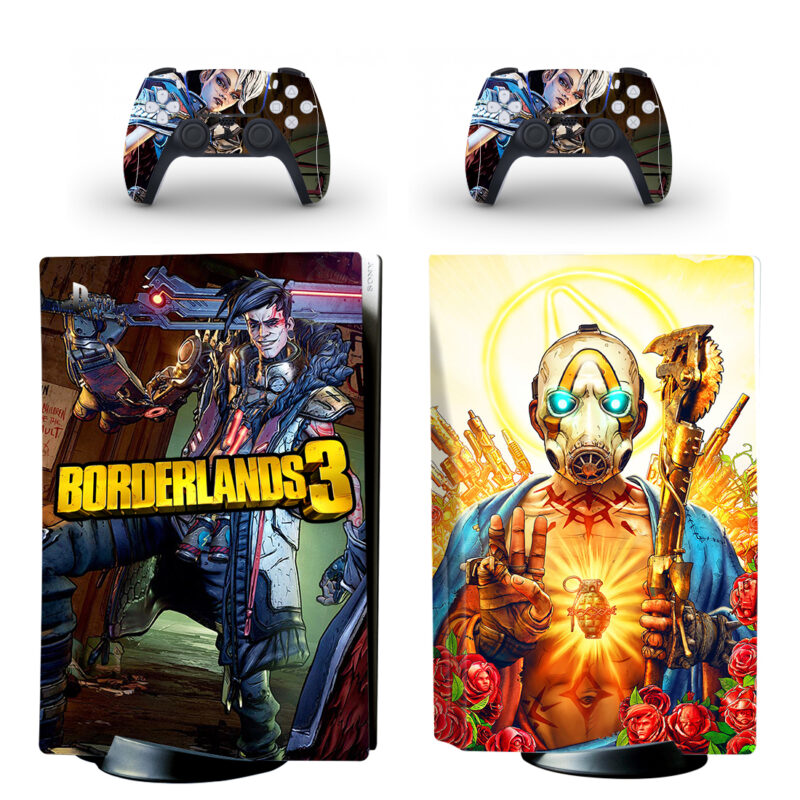 Borderlands 3 PS5 Skin Sticker And Controllers Design 3