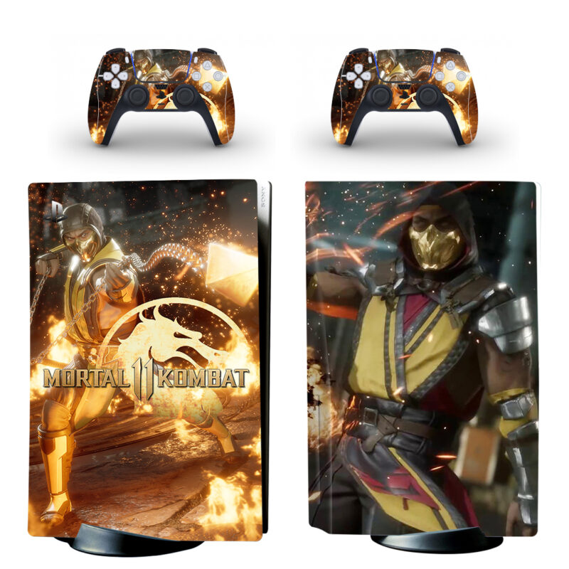 Mortal Kombat 11 PS5 Skin Sticker Decal