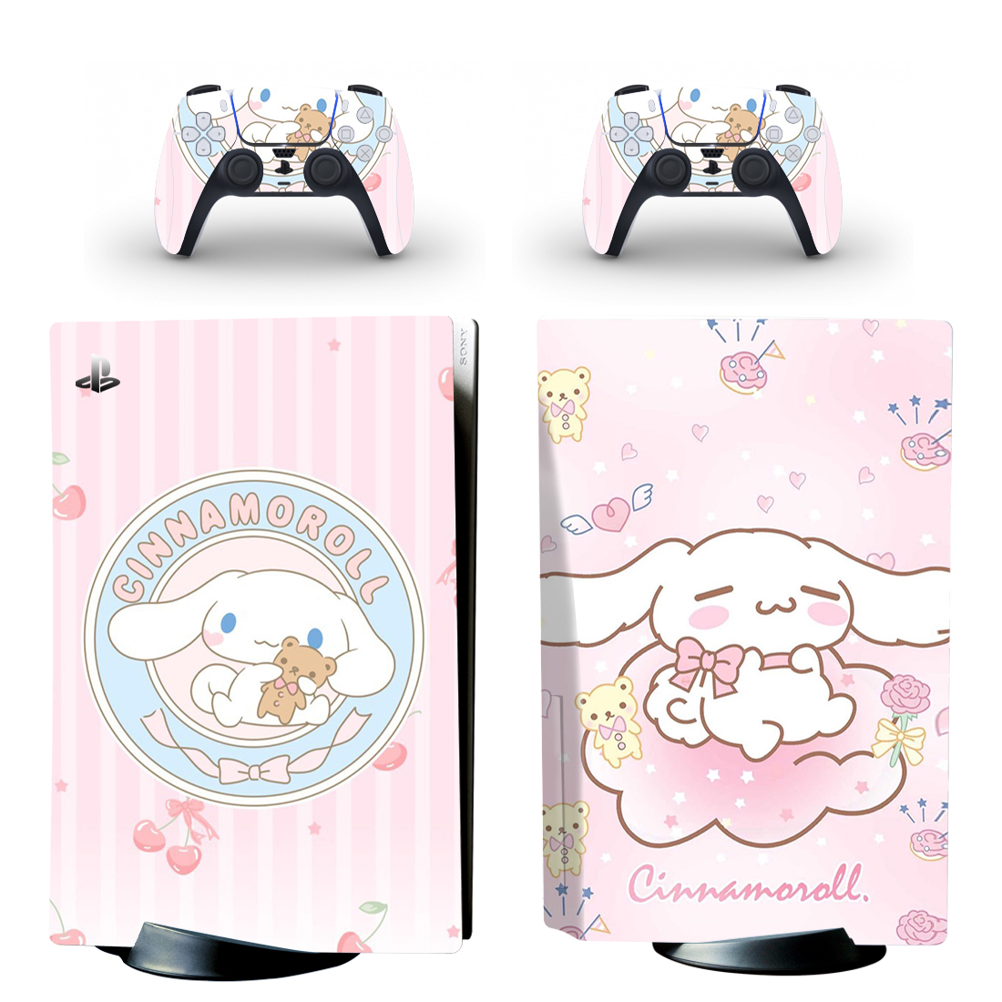 Cinnamoroll PS5 Skin Sticker And Controllers