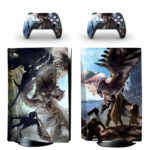 Monster Hunter: World PS5 Skin Sticker And Controllers Design 1