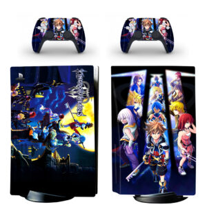 Kingdom Hearts III PS5 Skin Sticker And Controllers