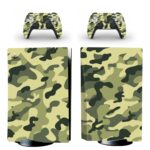 Abstract Army Camouflage Pattern PS5 Skin Sticker Decal