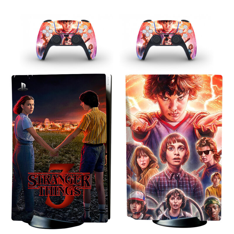 Stranger Things Season 3 PS5 Skin Sticker Decal