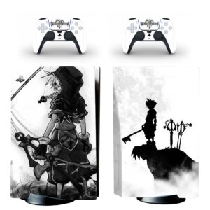 Kingdom Hearts III PS5 Skin Sticker Decal Design 1