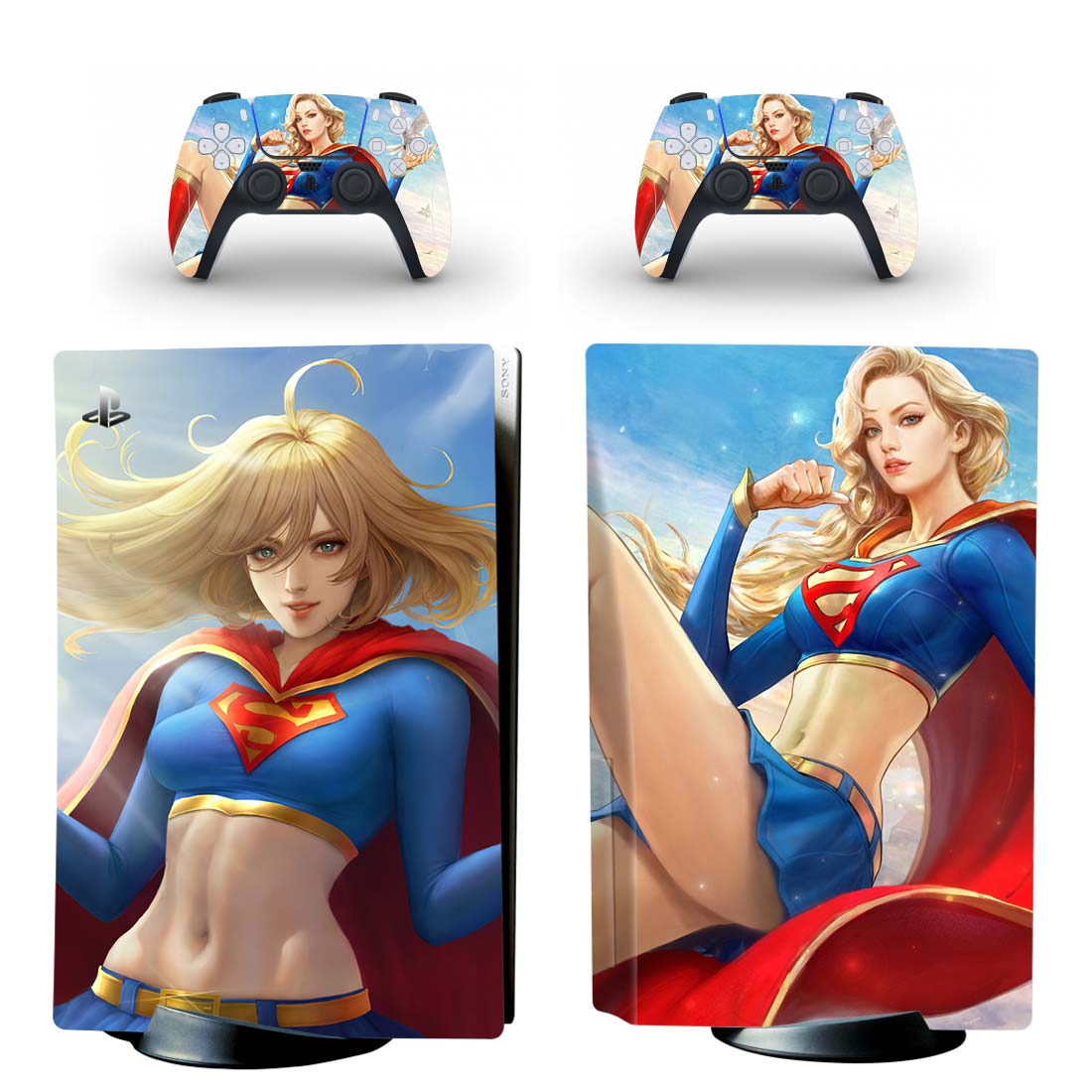 Supergirl Kara Zor-El PS5 Skin Sticker Decal