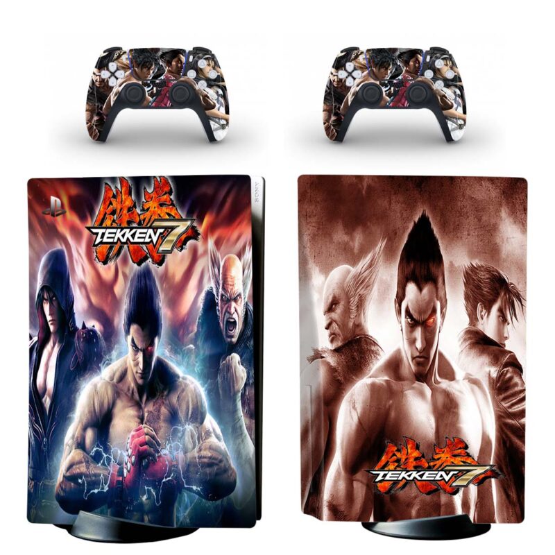 Tekken 7 PS5 Skin Sticker Decal Design 1