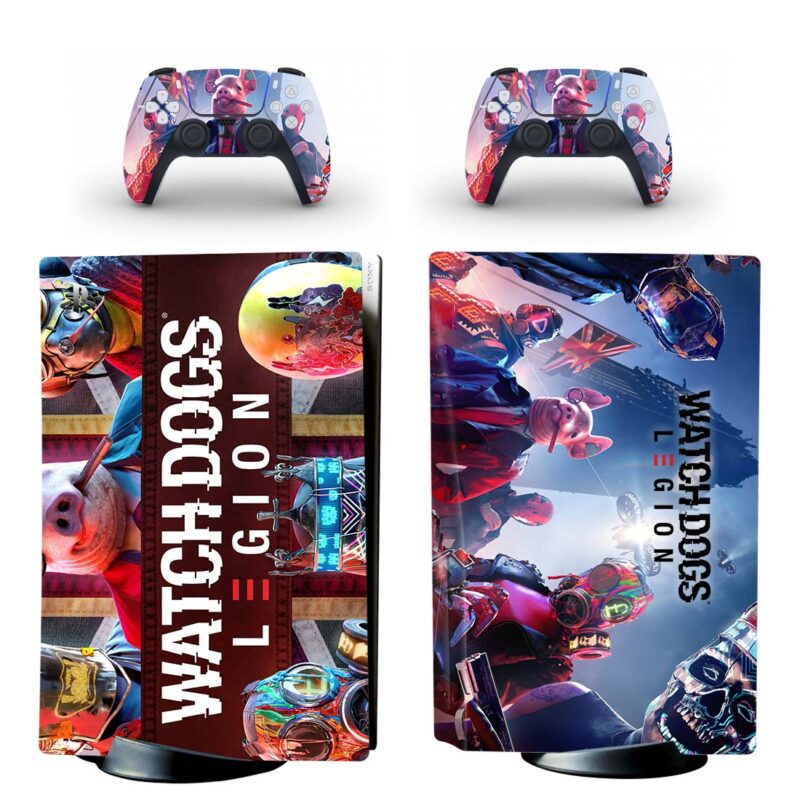 Watch Dogs: Legion PS5 Skin Sticker Decal Design 3