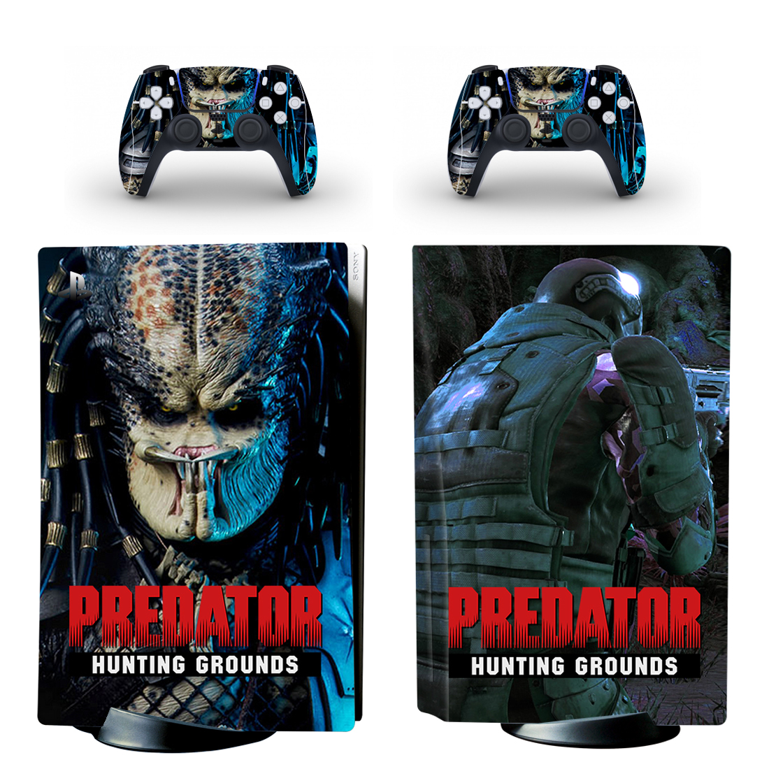 Predator: Hunting Grounds PS5 Skin Sticker And Controllers Design 1