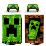 Minecraft Creeper PS5 Skin Sticker Decal