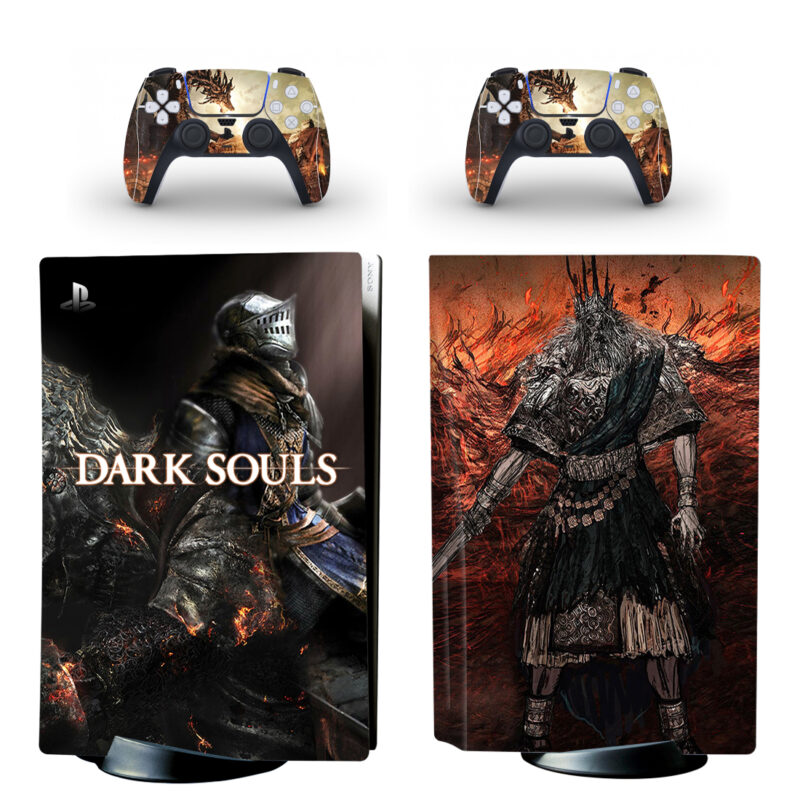 Dark Souls PS5 Skin Sticker Decal Design 1