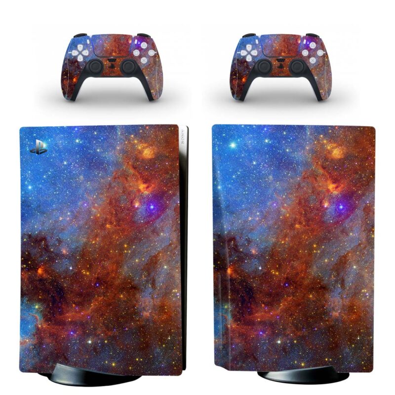 North America Nebula In Different Lights PS5 Skin Sticker Decal