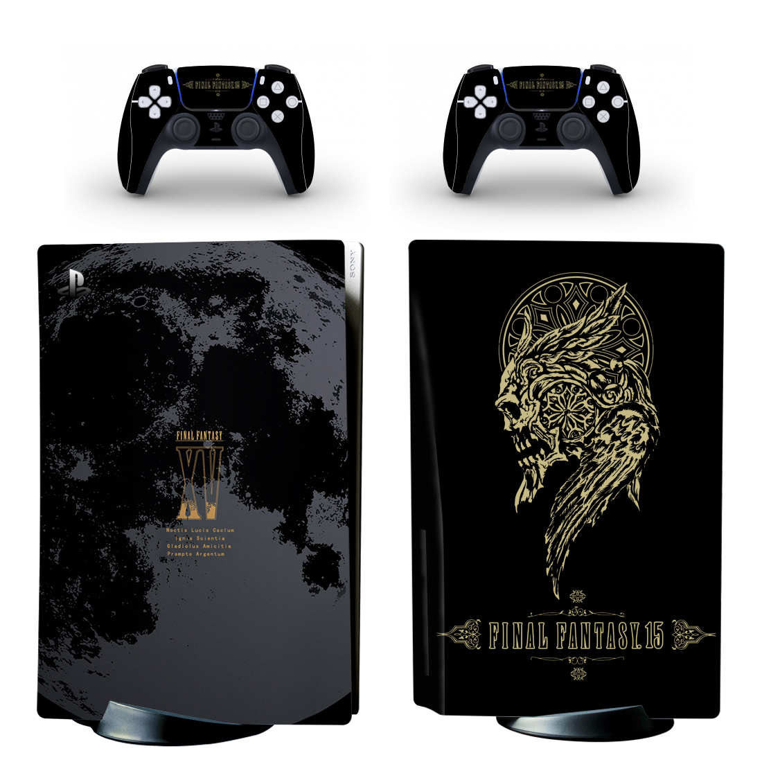Final Fantasy XV PS5 Skin Sticker And Controllers