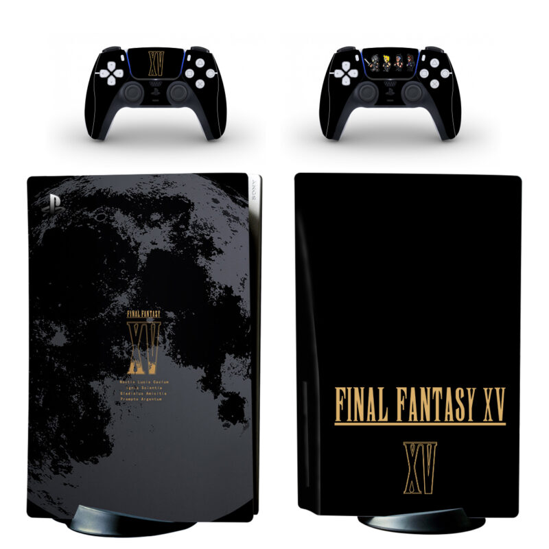 Final Fantasy XV PS5 Skin Sticker Decal Design 1