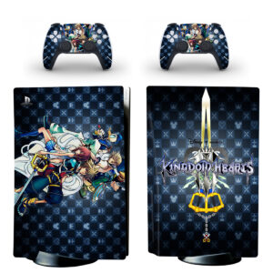 Kingdom Hearts III PS5 Skin Sticker And Controllers Design 3