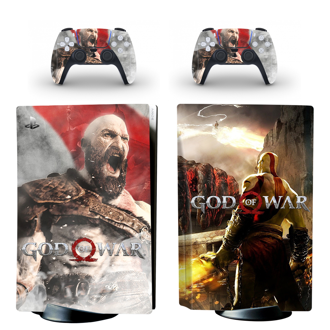 God Of War Kratos PS5 Skin Sticker Decal