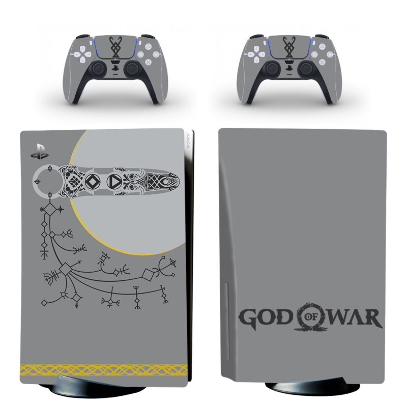 God Of War PS5 Skin Sticker And Controllers Design 4