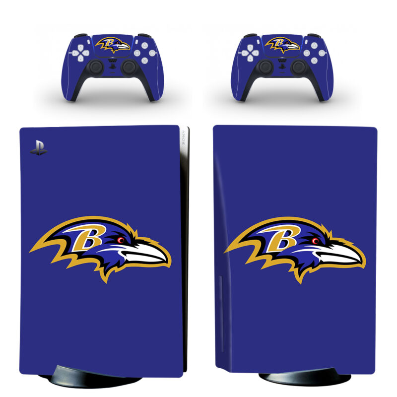 Baltimore Ravens Symbol PS5 Skin Sticker Decal