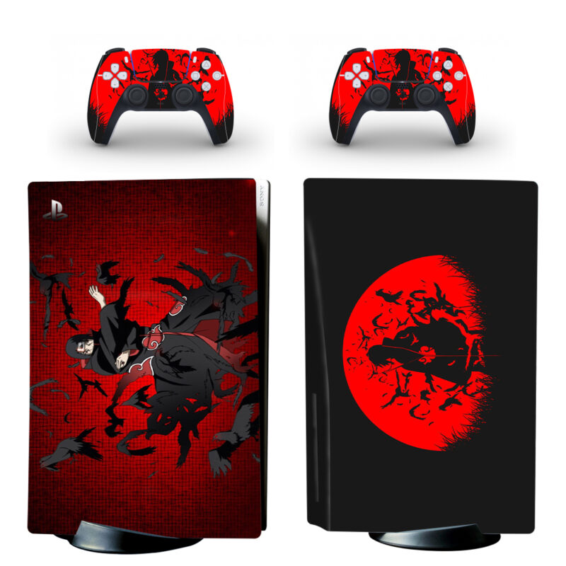 Naruto Itachi Uchiha PS5 Skin Sticker Decal