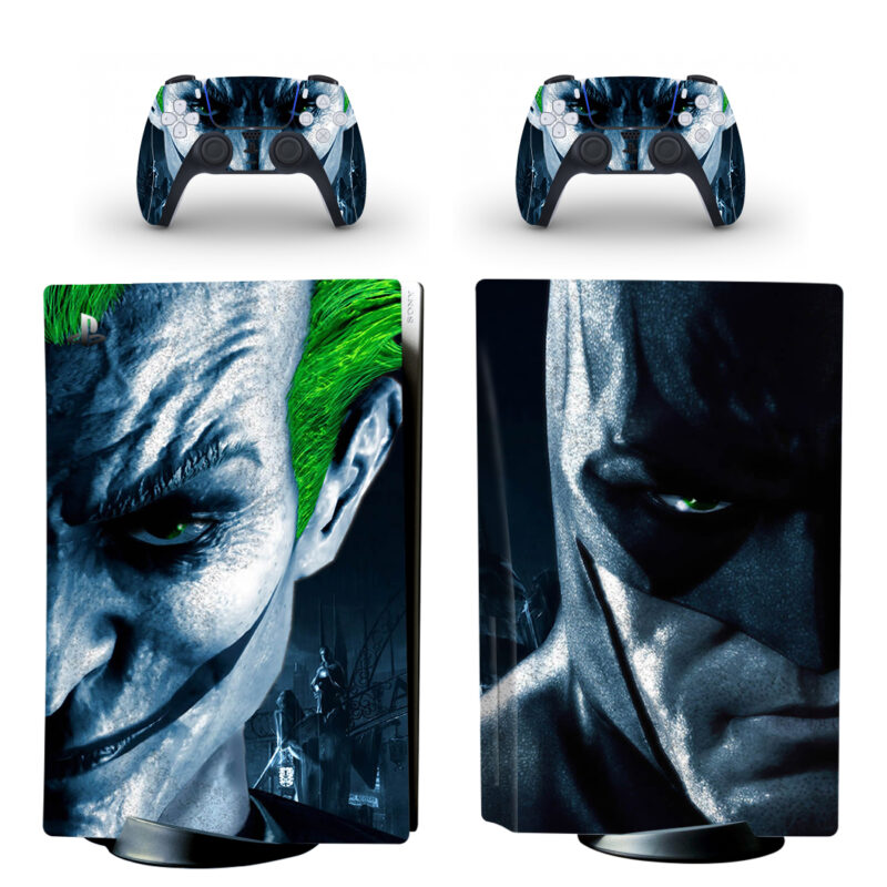 Joker And Batman: Arkham Asylum PS5 Skin Sticker Decal