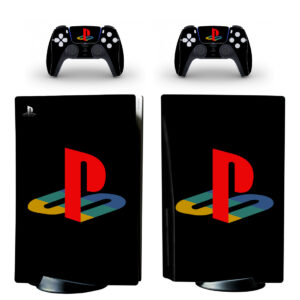 Colorful Playstation Symbol PS5 Skin Sticker And Controllers