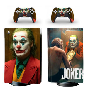 Joker PS5 Skin Sticker And Controllers Design 1
