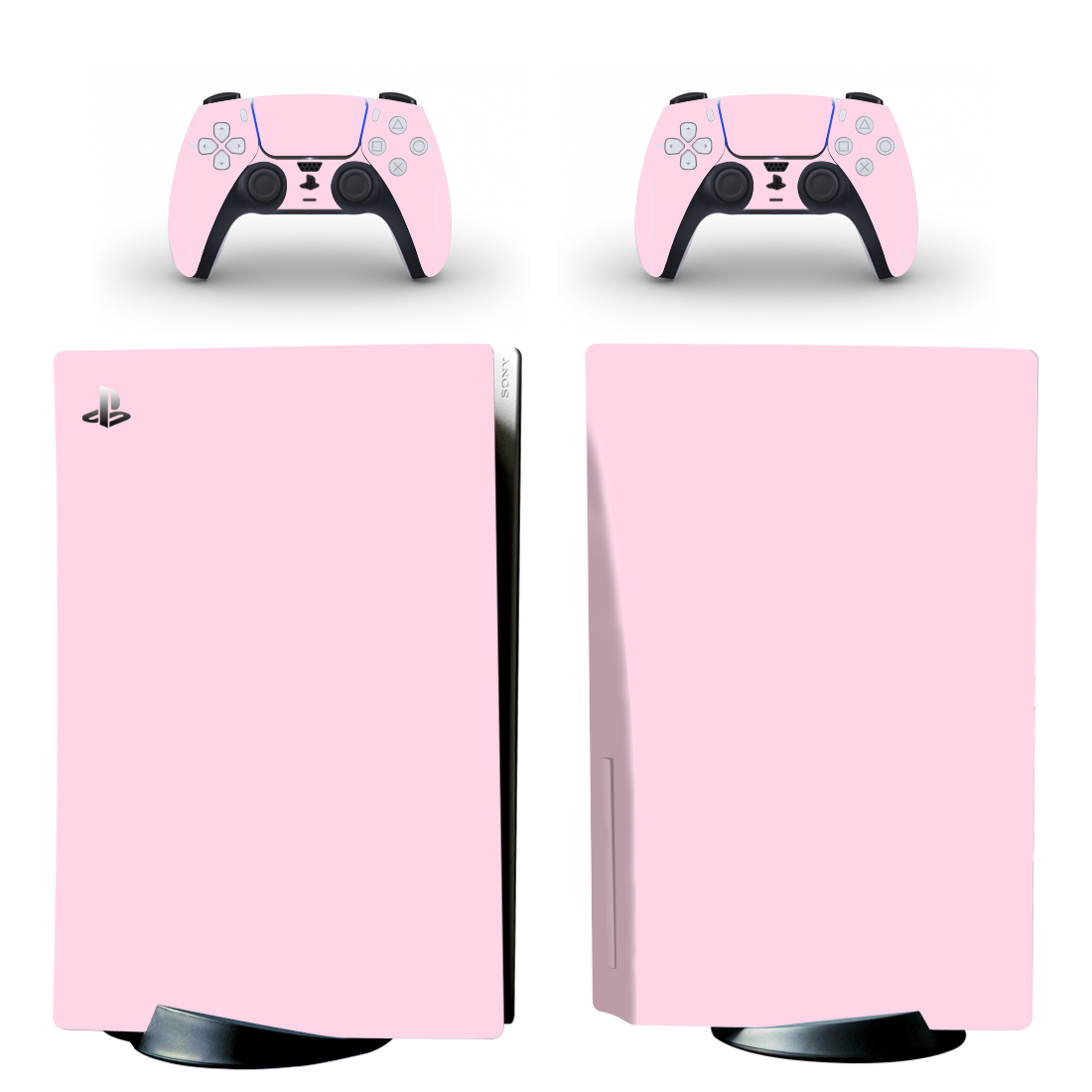 Light Pink Color PS5 Skin Sticker Decal