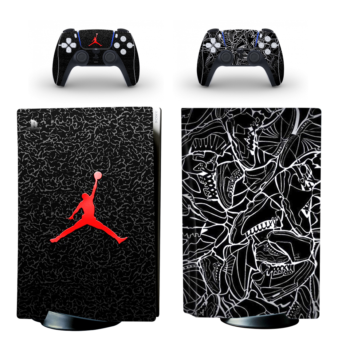 Air Jordan Jumpman PS5 Skin Sticker Decal Design 1
