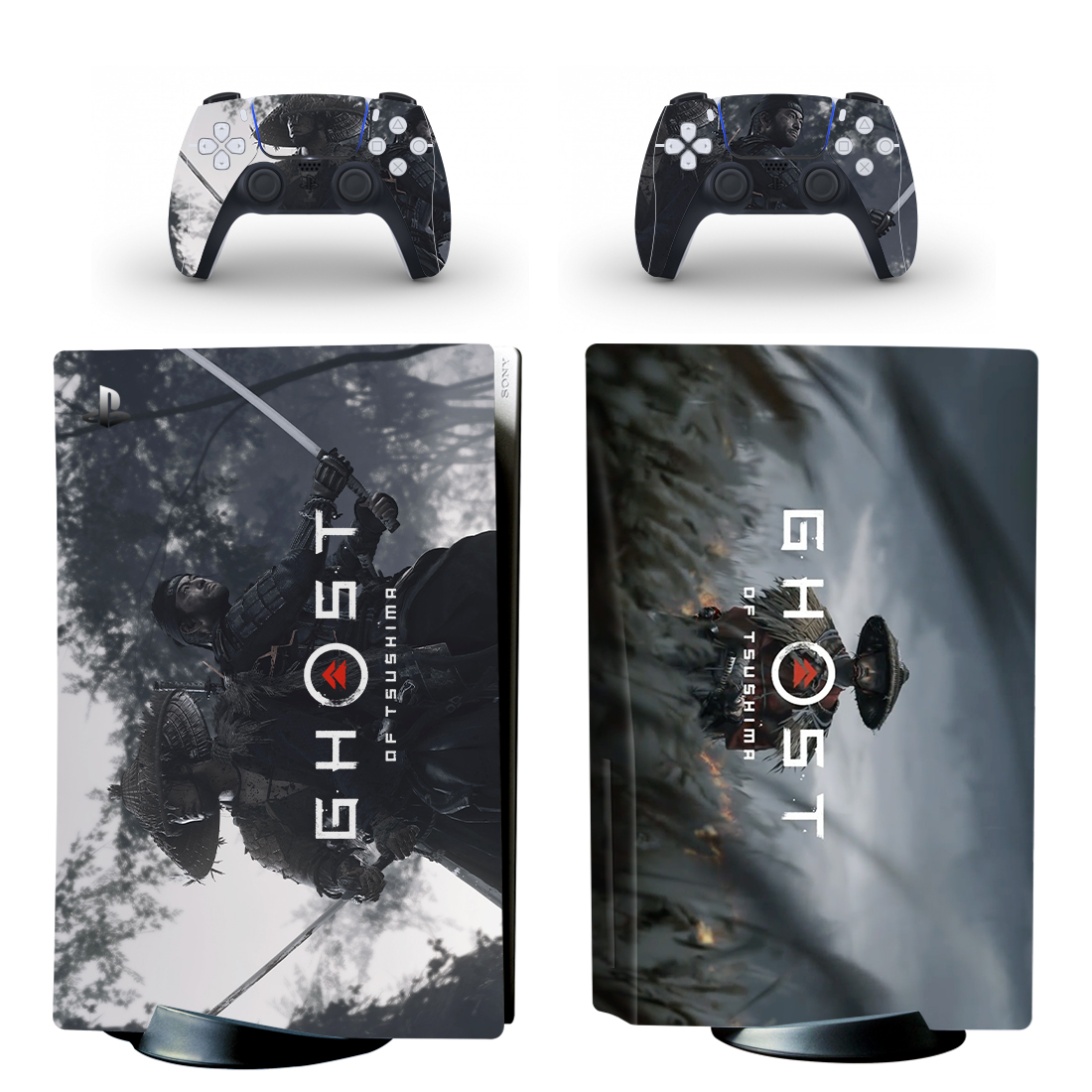 Ghost Of Tsushima PS5 Skin Sticker Decal Design 4