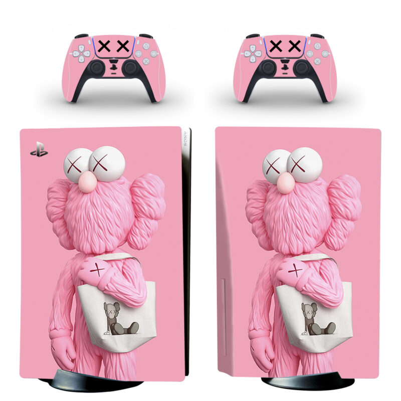 Kaws PS5 Skin Sticker And Controllers