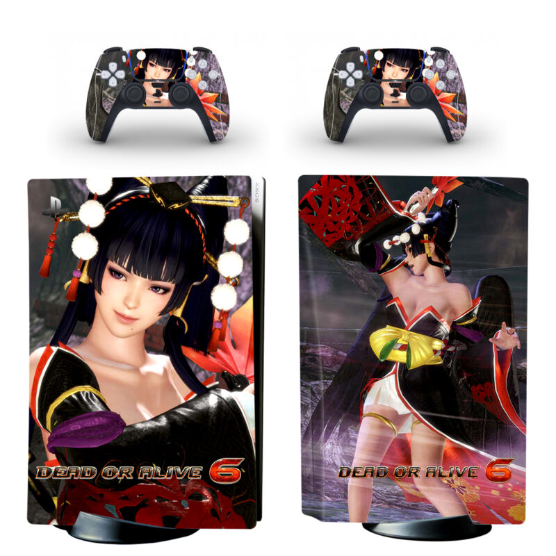 Dead Or Alive 6 PS5 Skin Sticker And Controllers Design 2